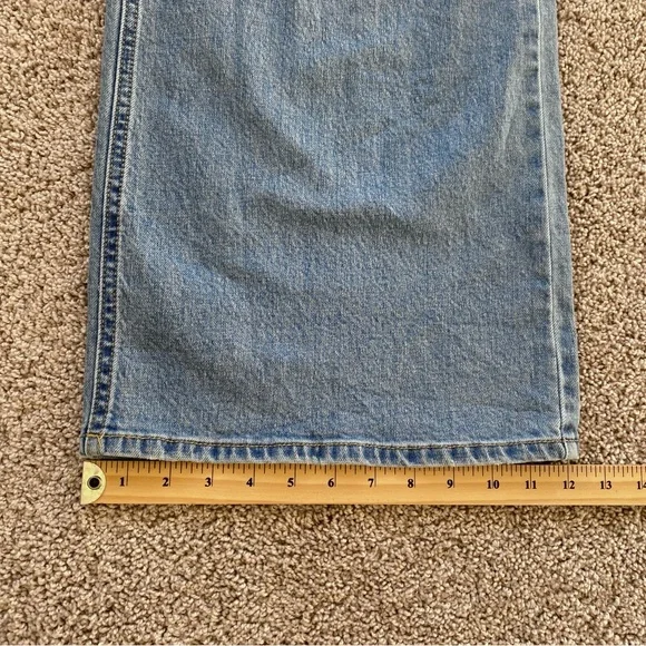 Scotch & Soda The Daze Wide Leg High Rise Jeans Blue Sz 32 - Picture 12 of 12